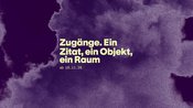 Zugänge. Ein Zitat, ein Objekt, ein Raum. Mit Sven Beckert zum Raum „Zwangsarbeit“