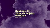 Zugänge. Ein Zitat, ein Objekt, ein Raum. Mit Hewan Semon Marye zum Raum „Kolonialfaschismus“