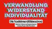 Die Nashörner (Rhinocéros)