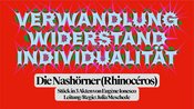 Die Nashörner (Rhinocéros)