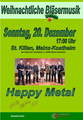 Weihnachtliches Bläserkonzert