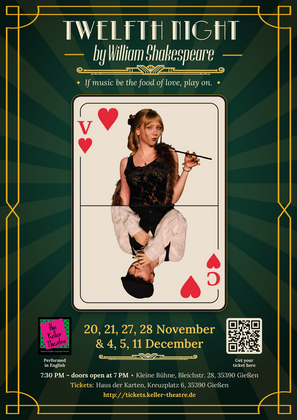 The Keller Theatre presents Twelfth Night by William Shakespeare