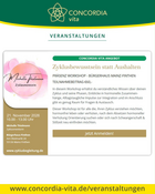 Zyklussbewusstsein statt Aushalten