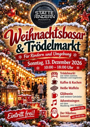 Weihnachtsbasar in der Begegnungsstätte Rindern