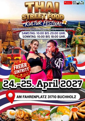 Thai Food & Kultur Fest Am Jahrtausendblick In Rinteln 2027.