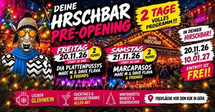Deine Hirschbar Winterzauber Pre-Opening