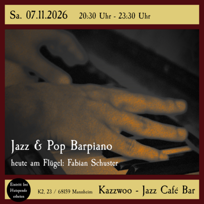 Jazz & Pop Barpiano mit Fabian Schuster