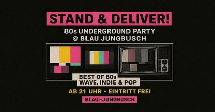 Stand & Deliver! 80s Underground, Wave & Pop