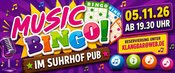 MUSIK BINGO IM SUHRHOF PUB – SCHLAGER & DEUTSCHE MUSIK!