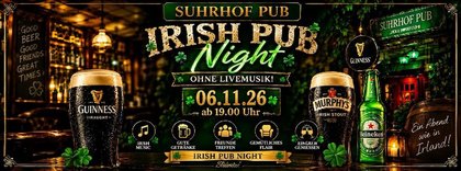 IRISH PUB NIGHT IM SUHRHOF PUB