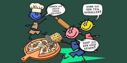 Kochen & Backen für Kids - Pizza