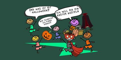 Halloween Handwerks-Hütte: Deko und Kostüme basteln