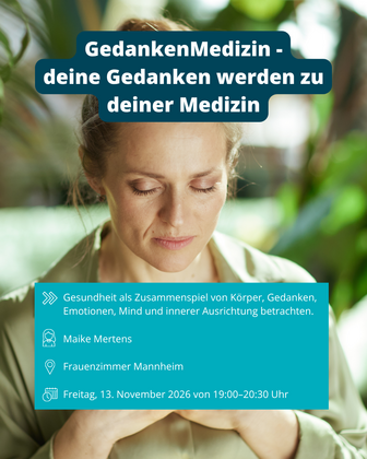 GedankenMedizin - deine Gedanken werden zu deiner Medizin