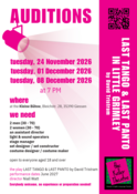 Auditions for Last Tango & Last Panto in Little Grimly by David Tristram