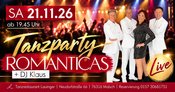 Tanzparty mit den ROMANTICAS & DJ Klaus