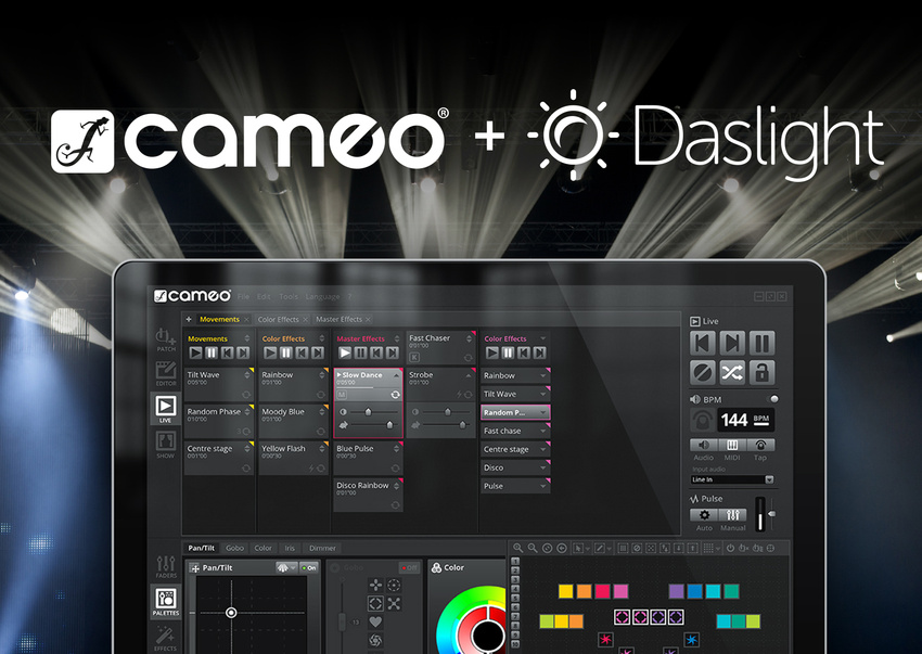 Adam Hall Group erweitert Cameo Light Solutions mit professionellem Daslight Interface von Nicolaudie Group