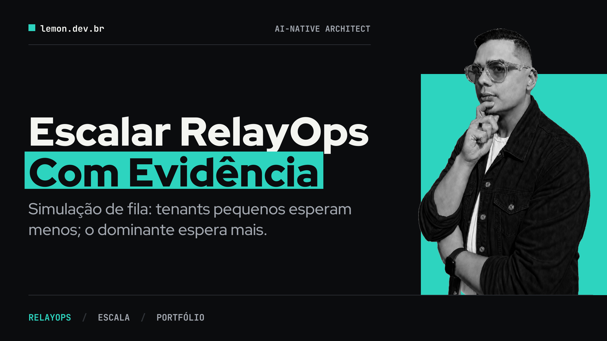 AI-native Architect: escalar com evidência — scheduling justo, ADR de evolução e portfólio auditável