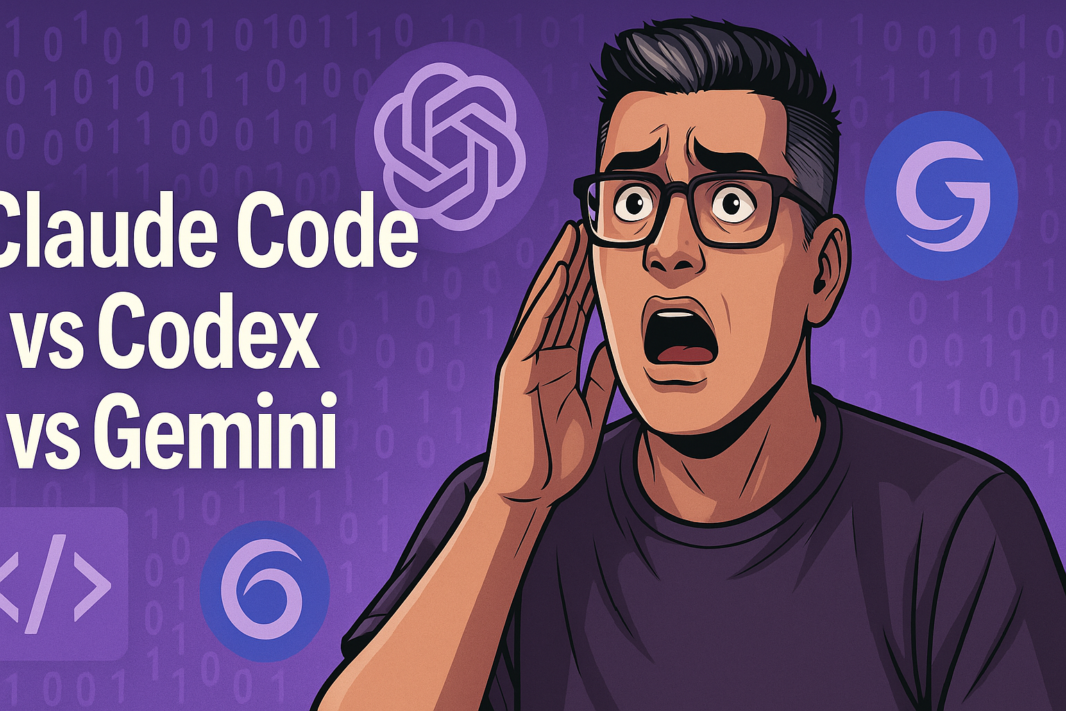 Claude Code vs Codex vs Gemini: quem venceu a batalha dos agentes de IA para desenvolvedores