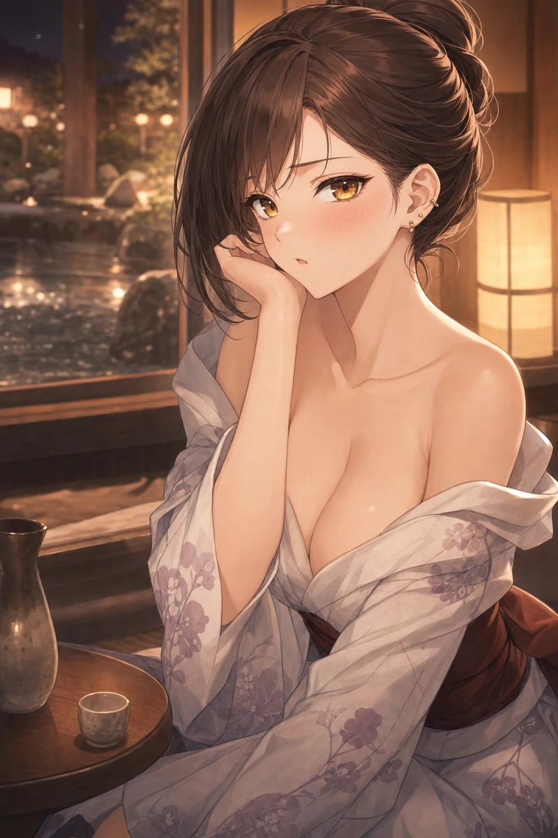 黒須りあの癒やしの温泉旅行画像