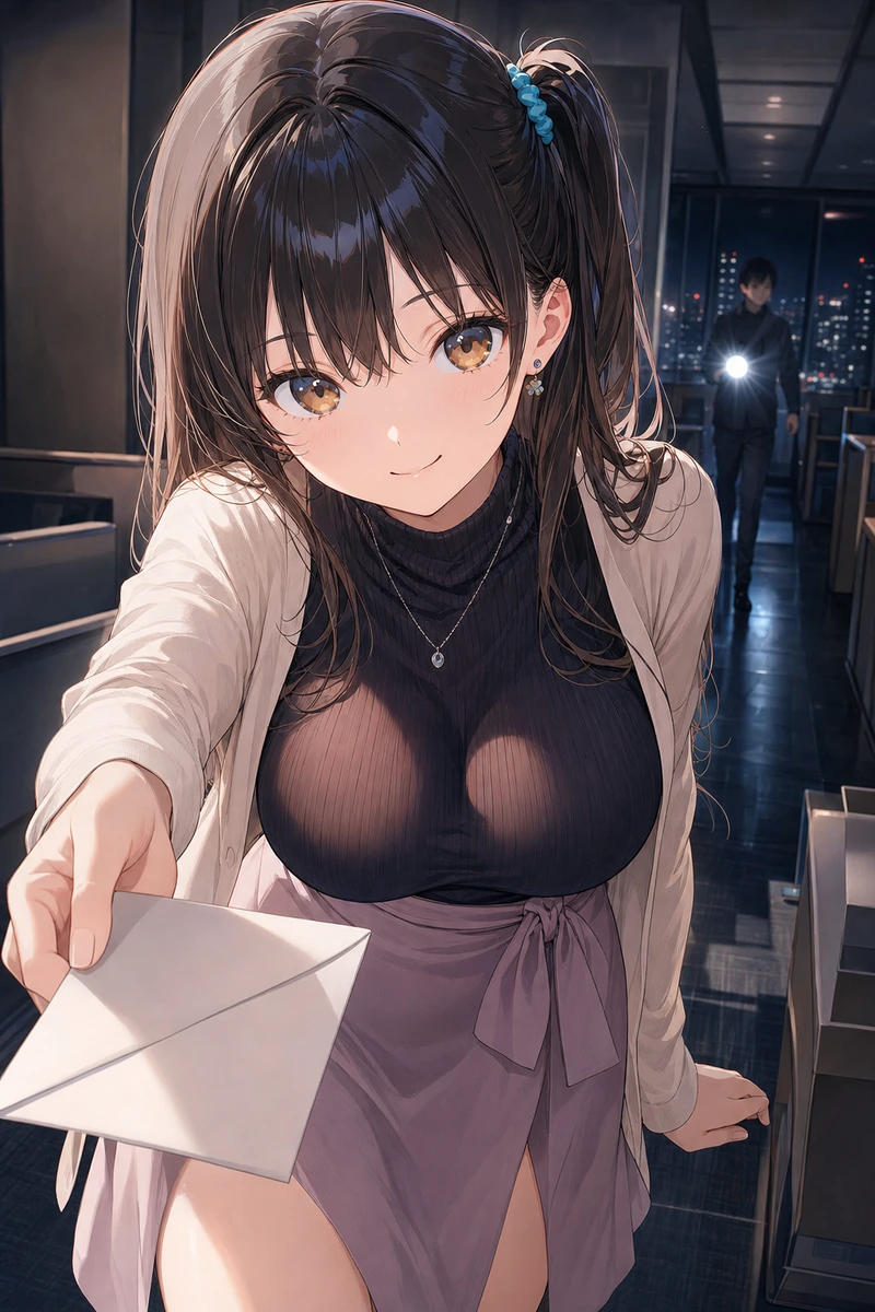 終電後、美女と秘密のかくれんぼ