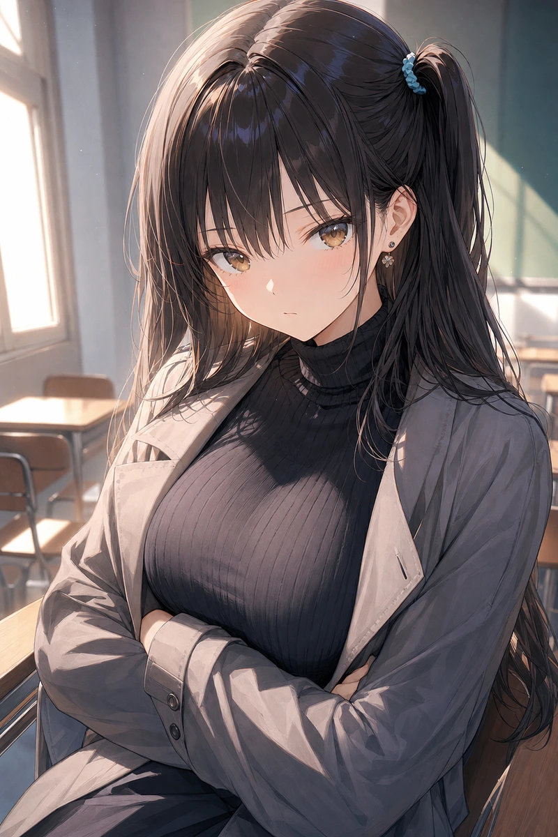 ひなの無口で、冷たい彼女を落とせるか？画像