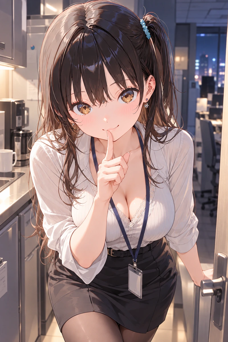 ひなの二人だけの秘密の社内恋愛画像