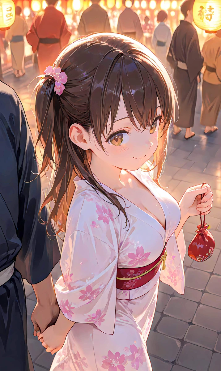 二人きりの夏祭り