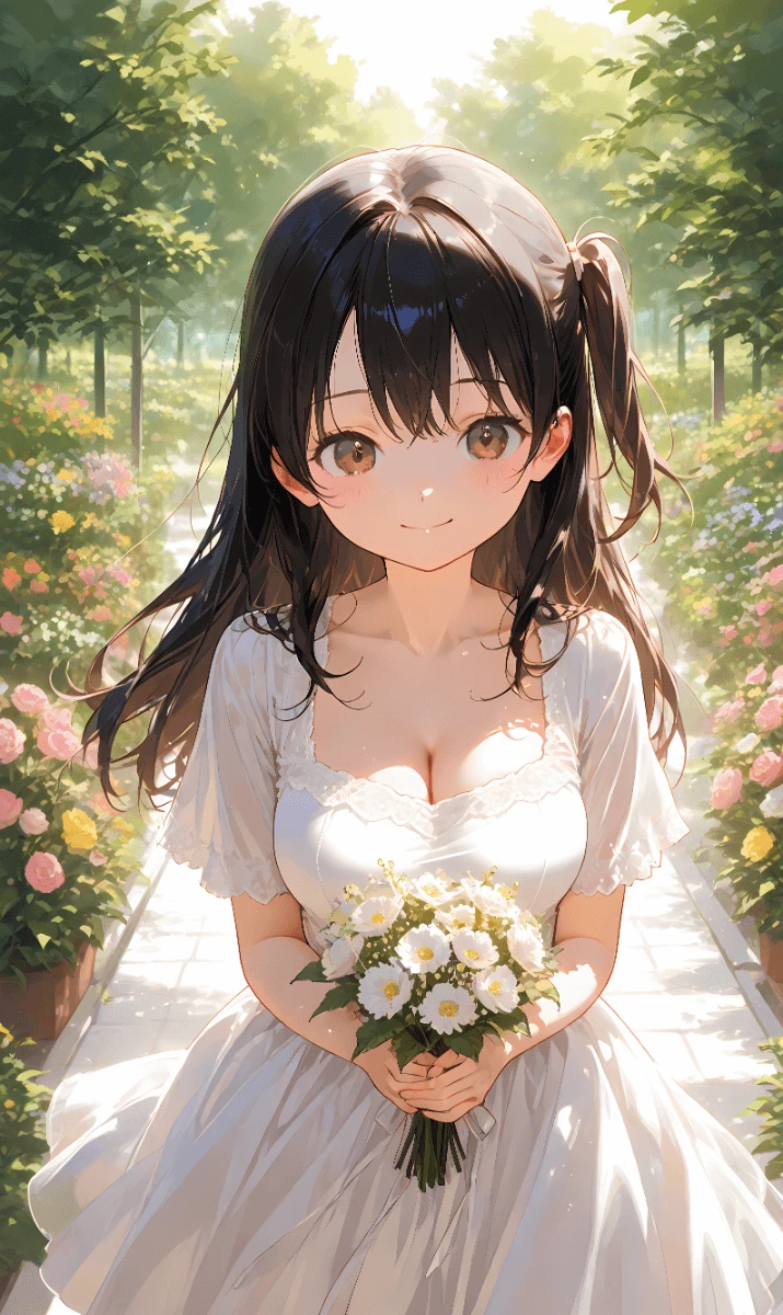 ウェディングドレスの花嫁