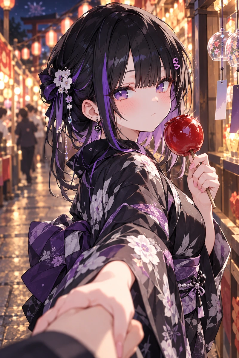 月城みおと二人きりの夏祭り