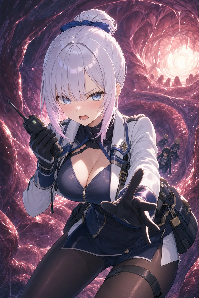 佐々木みくの怪獣に飲まれた俺を美女隊長が諦めない画像