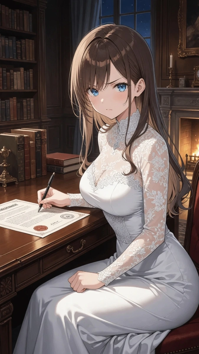 月嶋ななの没落令嬢との政略婚、結婚初日の契約書画像