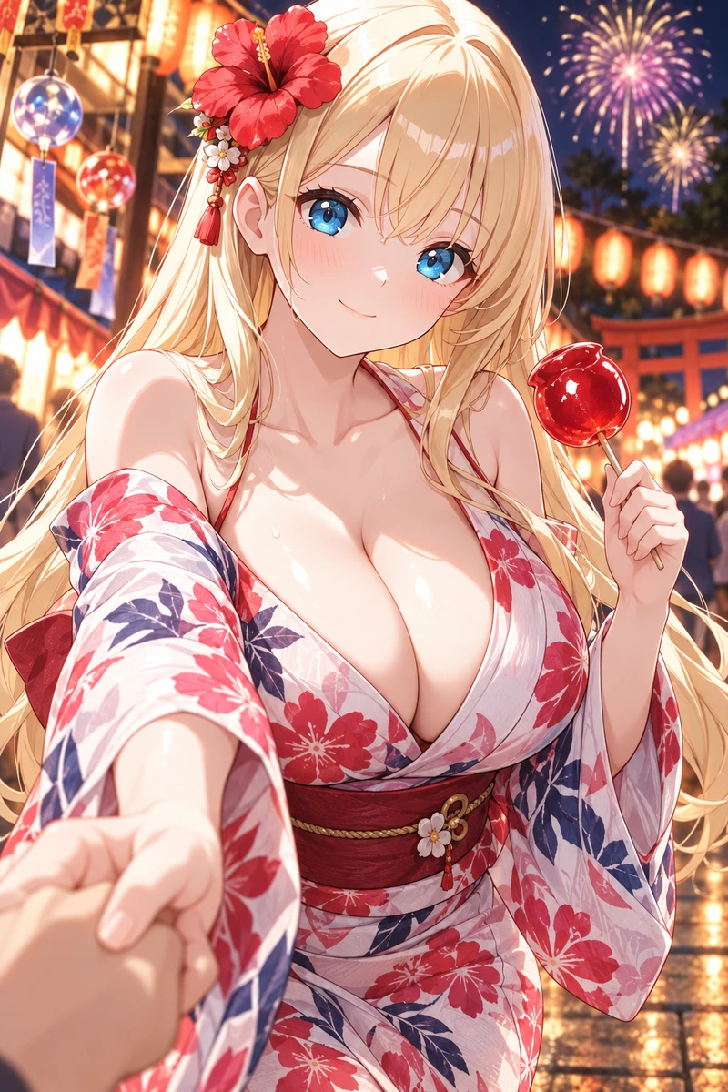 渚ひまりの二人きりの夏祭り画像