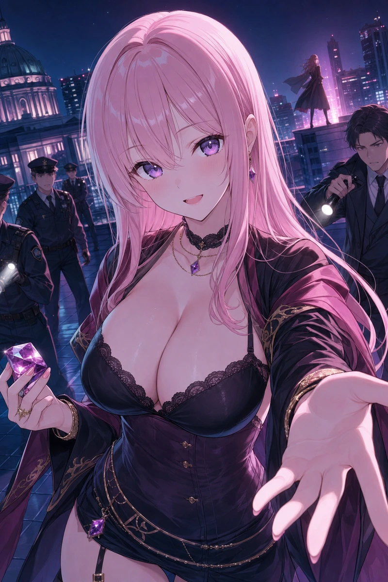 女怪盗から届いた挑戦状