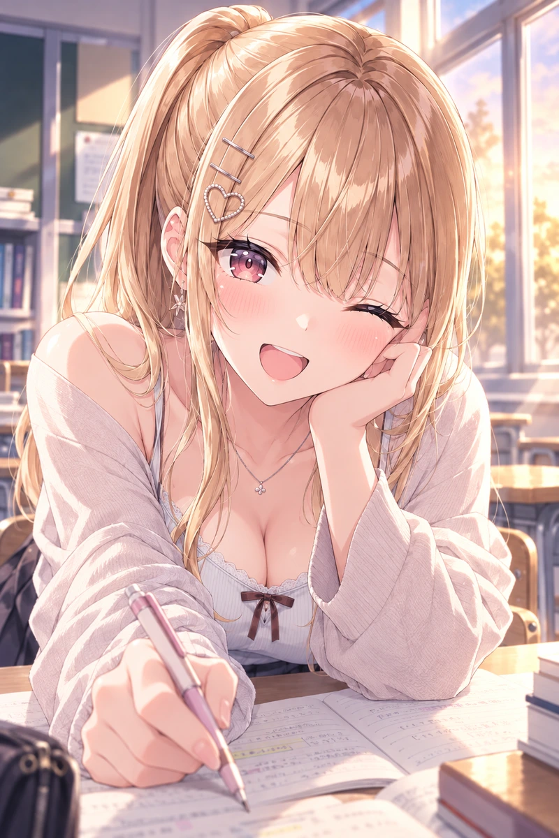夏川りこの学年首席の彼女は、放課後だけ僕に主導権を渡さない画像