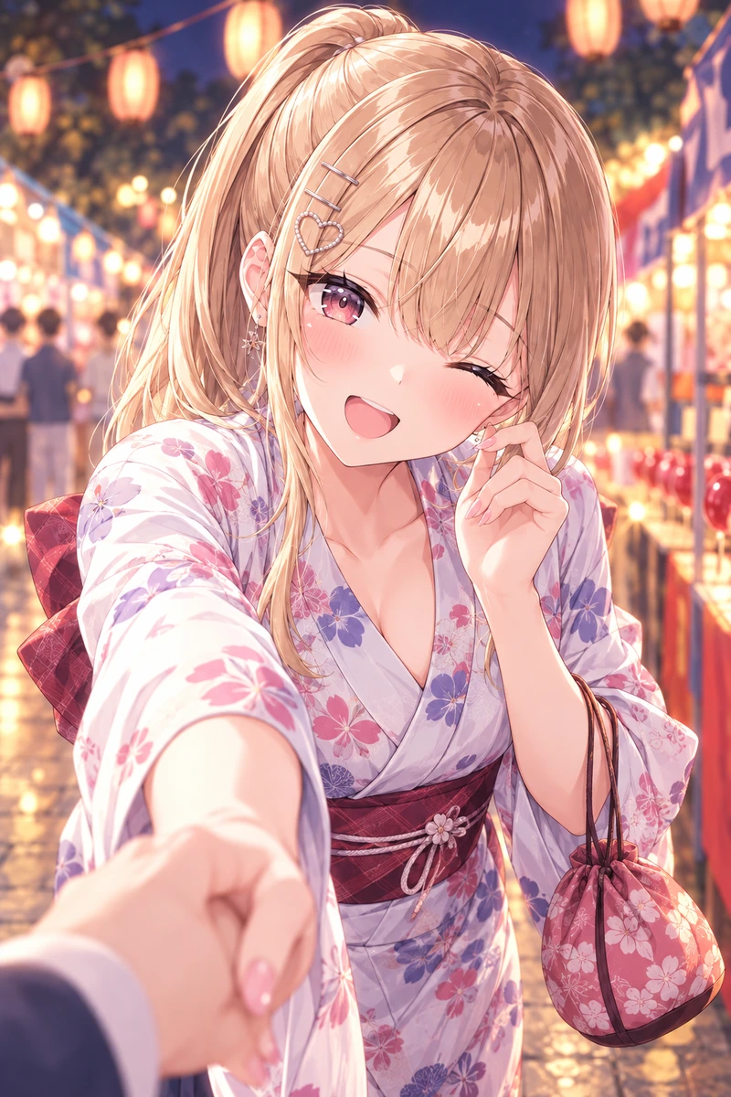 夏川りこの二人きりの夏祭り画像