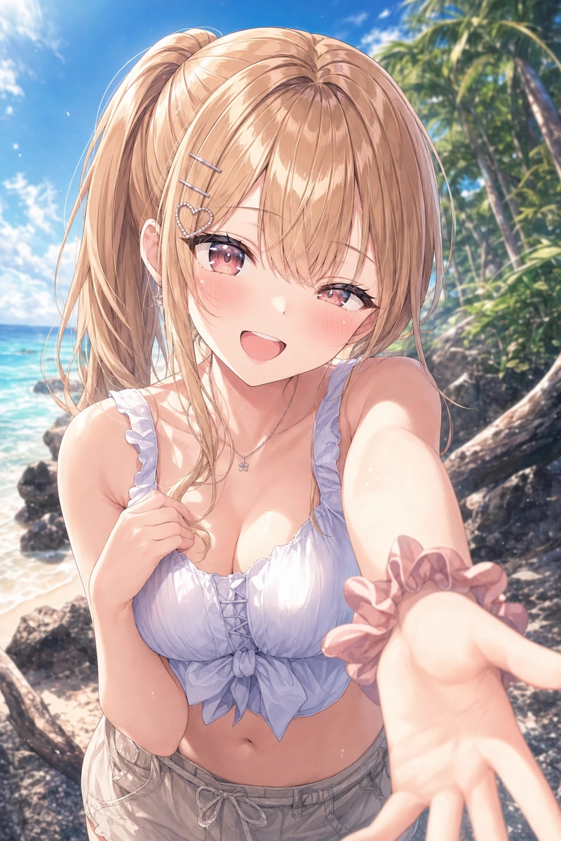 夏川りこと【無人島に二人きり】頼れるのはあなただけ…