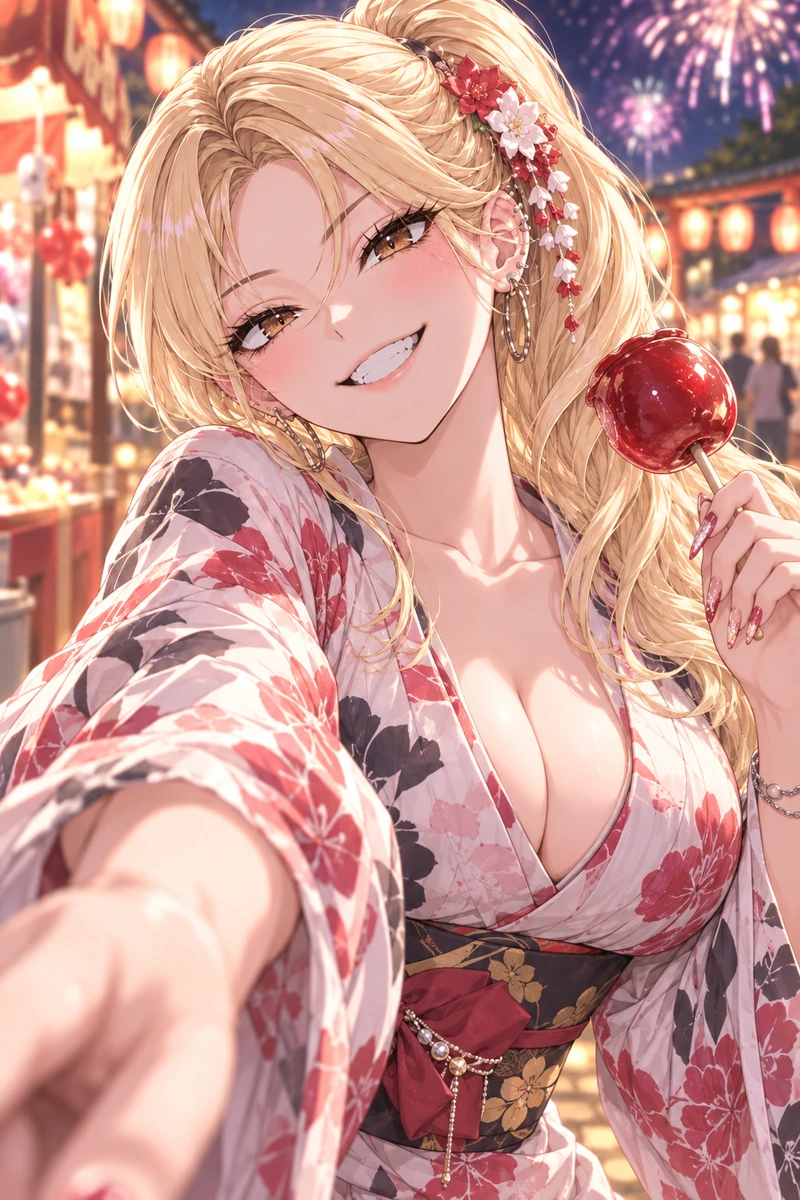 鳴海れあの二人きりの夏祭り画像
