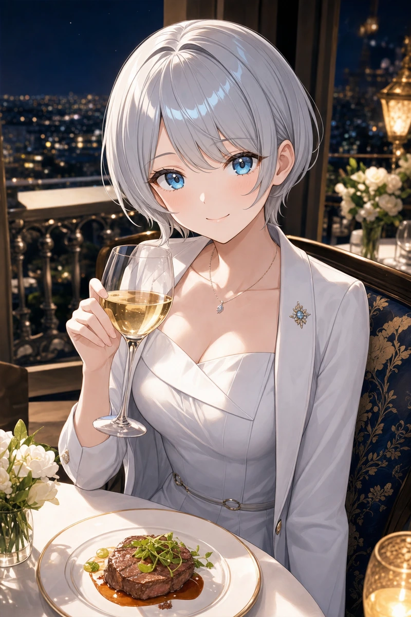 宮下みおりとディナー