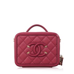 Chanel Vanity Case in Maroon