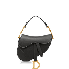 Christian Dior	Medium Saddle Bag in Black