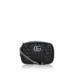 Gucci	Marmont Mini Camera Bag Matelasse Black