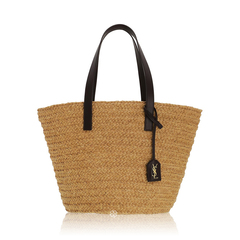 Saint Laurent	Panier Medium Shopping Bag Raffia Natural