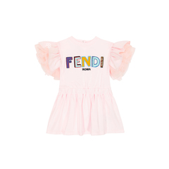 Fendi	Jersey Stretch Dress Rosa Baby