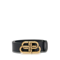 Balenciaga	BB Slim Belt Calfskin Black