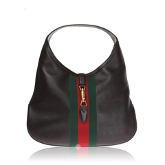 Gucci Jackie Hobo Leather Brown