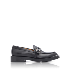 Christian Dior	Evidence Loafers in Black Smooth Calfskin with Silver Metal Toe