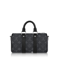 Louis Vuitton	Keepall XS Monogram Eclipse Bowling Bag Black
