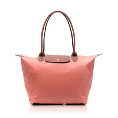 Longchamp	Large Le Pliage Long Handle in Blush