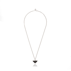 Prada	Triangle Logo Necklace