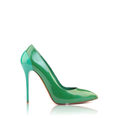 Alexander McQueen	Stilettos Pump Heels 130mm Patent Green